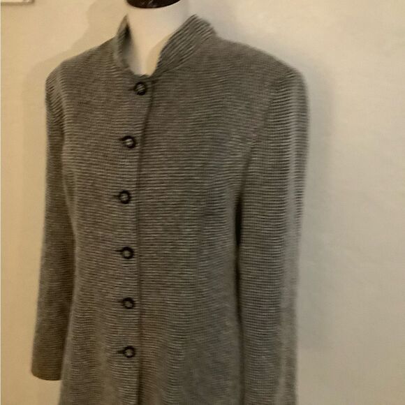 Virgo Skirt suit /Dress Removable faux Fur collar Sz 14 - Picture 7 of 9